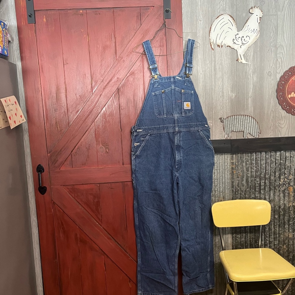 Carhartt Indigo Denim Overalls